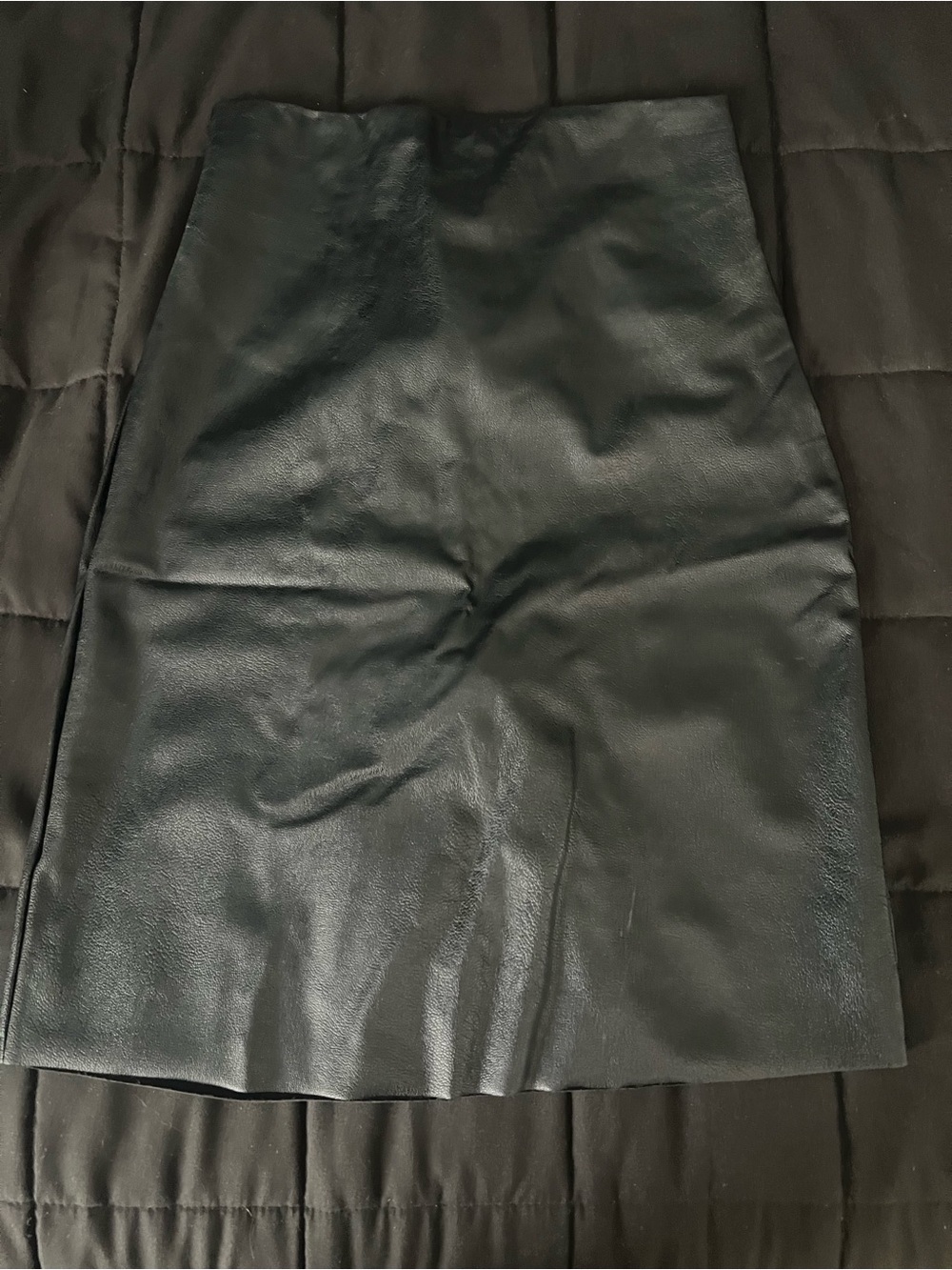 Commando Black Stretch Faux Leather Skirt
